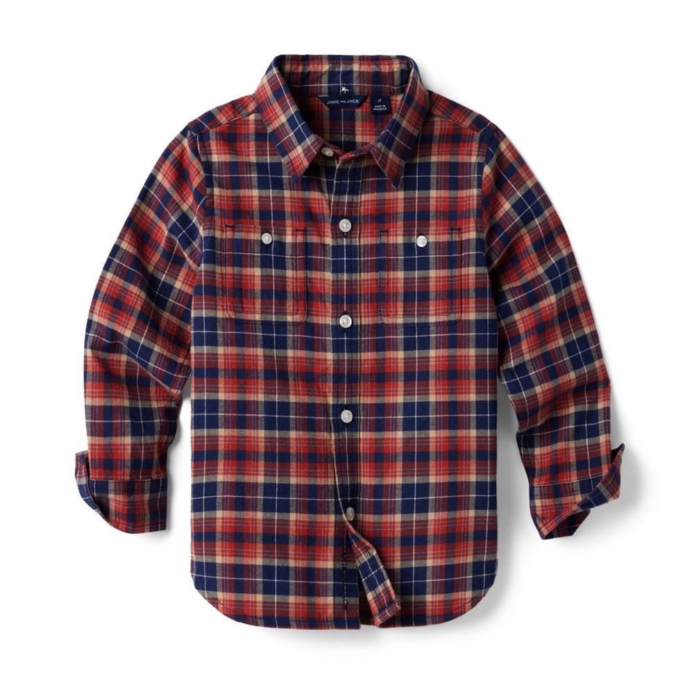Janie and Jack Big boys Sz 12 Shirt